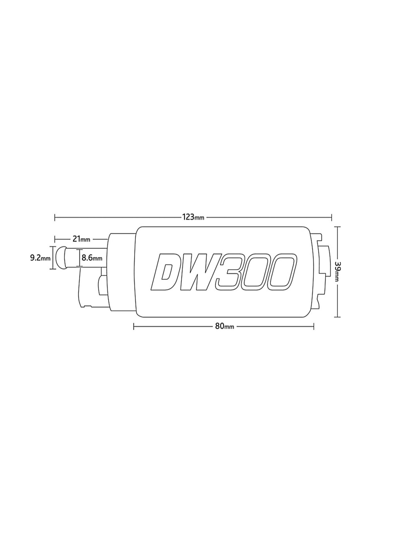 9-301-0791 Kuro siurblys DW300 340lph Subaru Impreza WRX STI / Forester GT 1 9-301-0791 Kuro siurblys DW300 340lph Subaru Impreza WRX STI / Forester GT 1