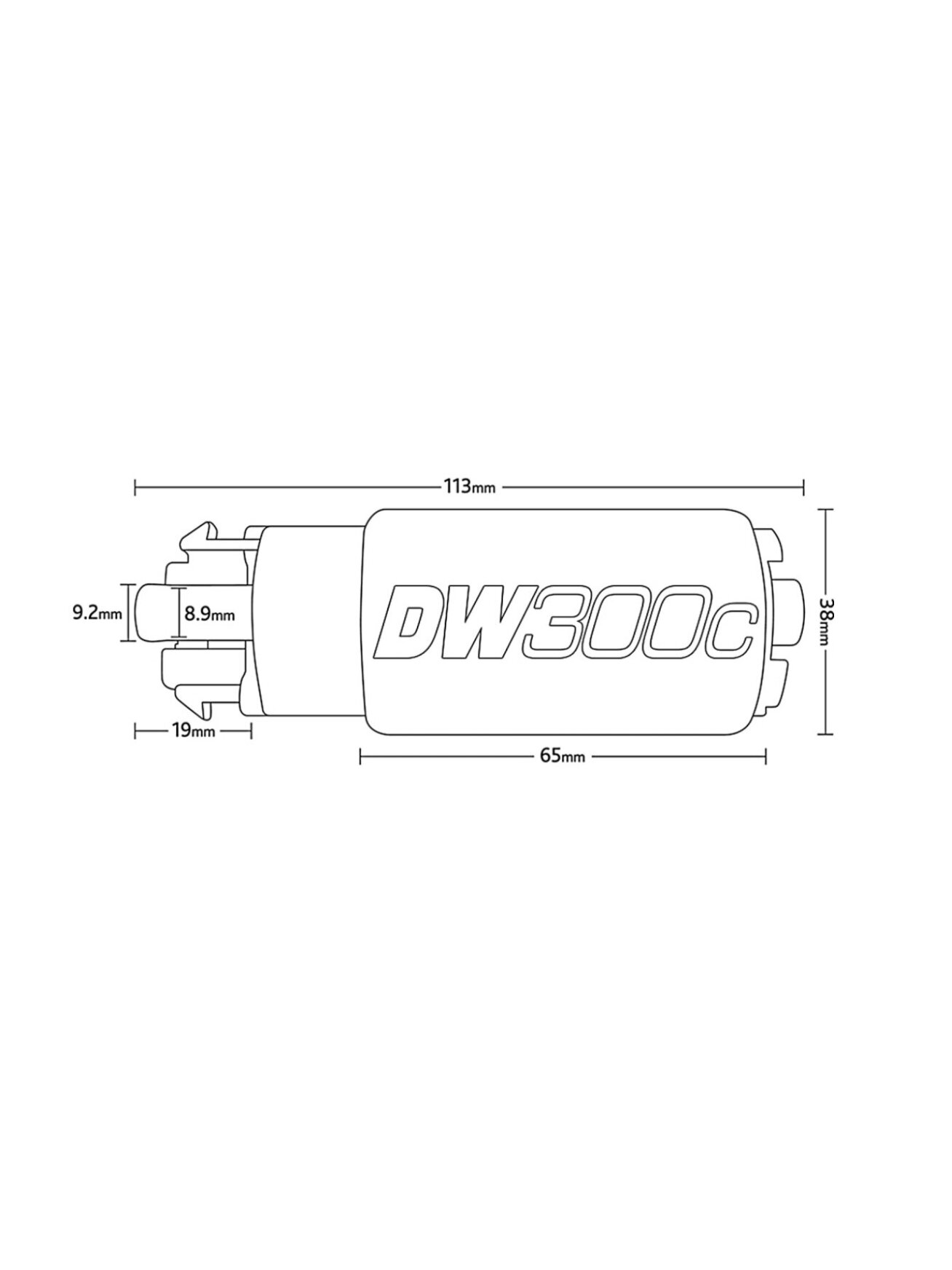 9-309-1008 Kuro siurblys DW300C 340lph Subaru WRX STI 08-14 1 9-309-1008 Kuro siurblys DW300C 340lph Subaru WRX STI 08-14 1