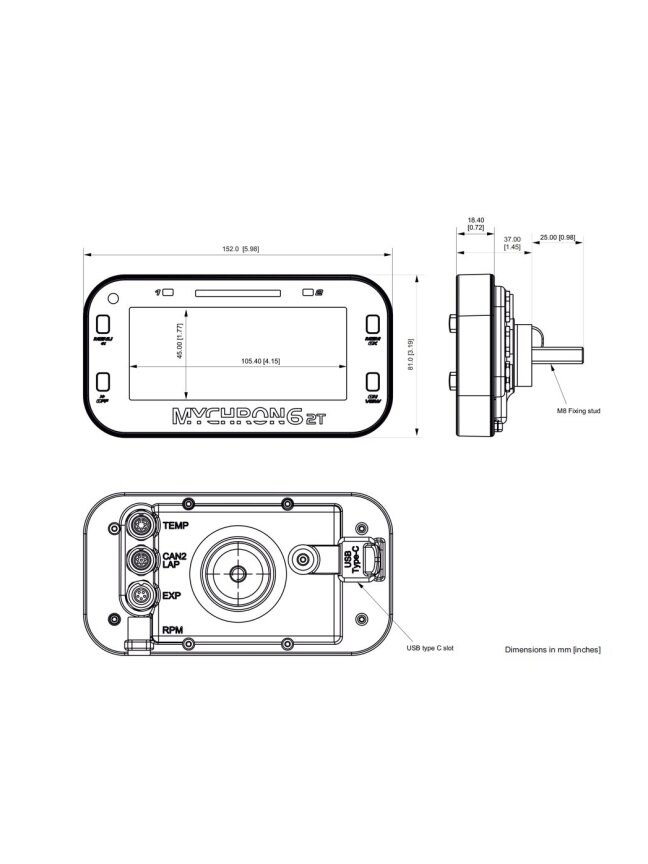 AIM Mychron 6 2T skydelis 2