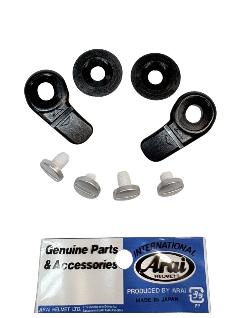 Arai CK-6 šalmo stikliuko varžtų tvirtinimo komplektas 1 Arai CK-6 šalmo stikliuko varžtų tvirtinimo komplektas 1