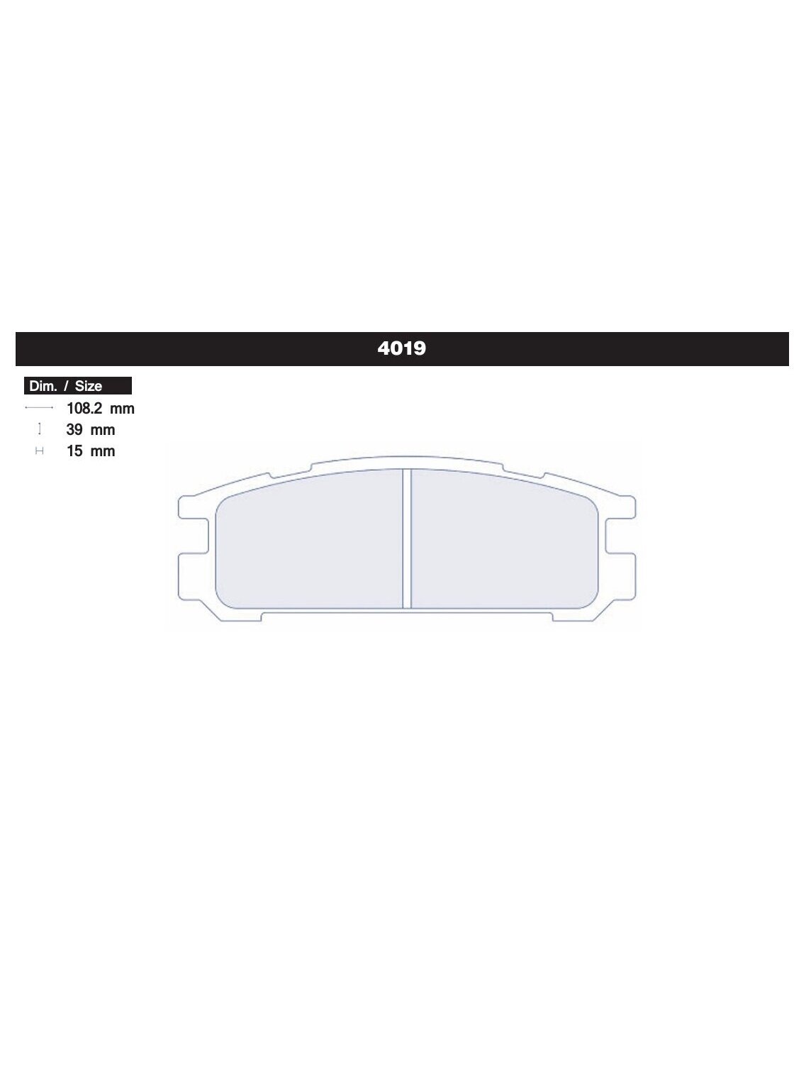 Carbone Lorraine stabdžių trinkelės 4019 Galinės Subaru Impreza GT 1 Carbone Lorraine stabdžių trinkelės 4019 Galinės Subaru Impreza GT 1