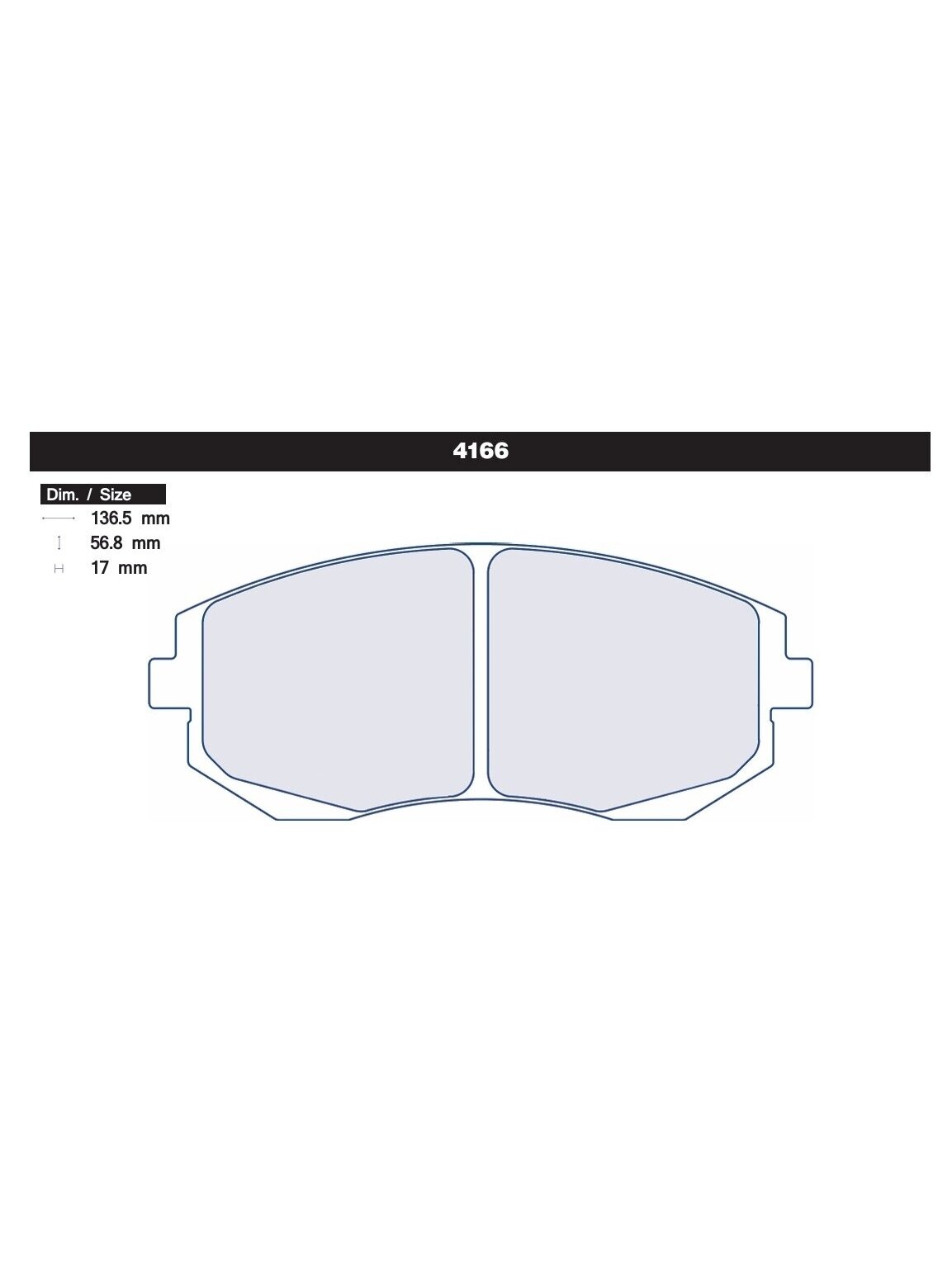 Carbone Lorraine stabdžių trinkelės 4166 Priekinės Subaru BRZ / Toyota GT86 1