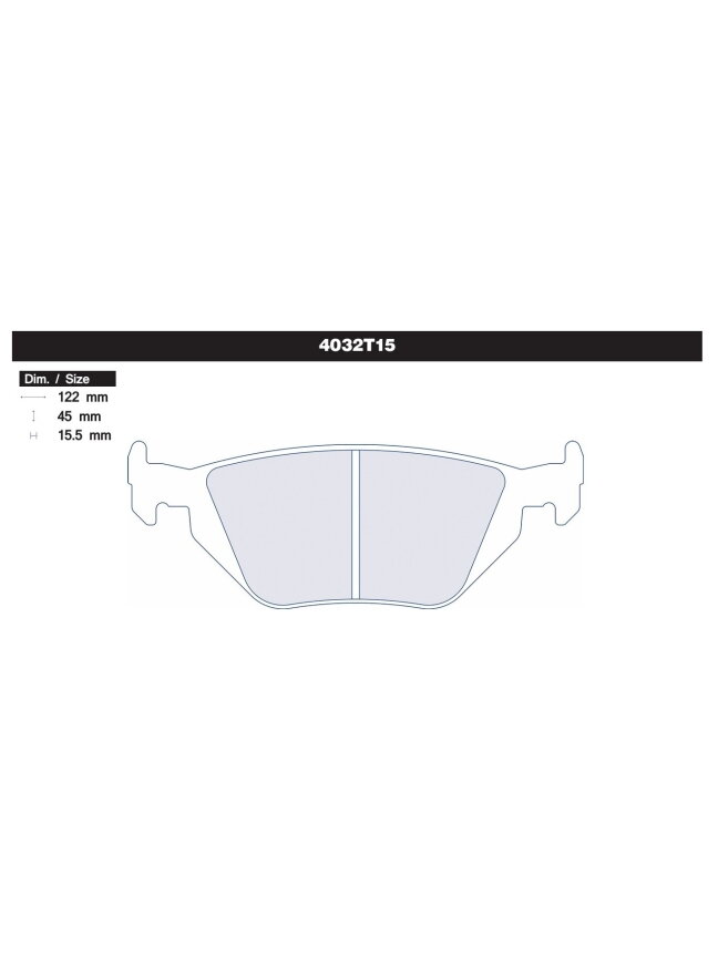 Carbone Lorraine 4032T15 aizmugurējie bremžu kluči BMW E36 / E46 / Z3 1 Carbone Lorraine 4032T15 aizmugurējie bremžu kluči BMW E36 / E46 / Z3 1