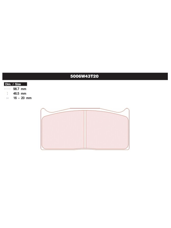 Carbone Lorraine brake pads 5006W43T20 Rear Mitsubishi EVO Brembo VO brakes 1 Carbone Lorraine brake pads 5006W43T20 Rear Mitsubishi EVO Brembo VO brakes 1