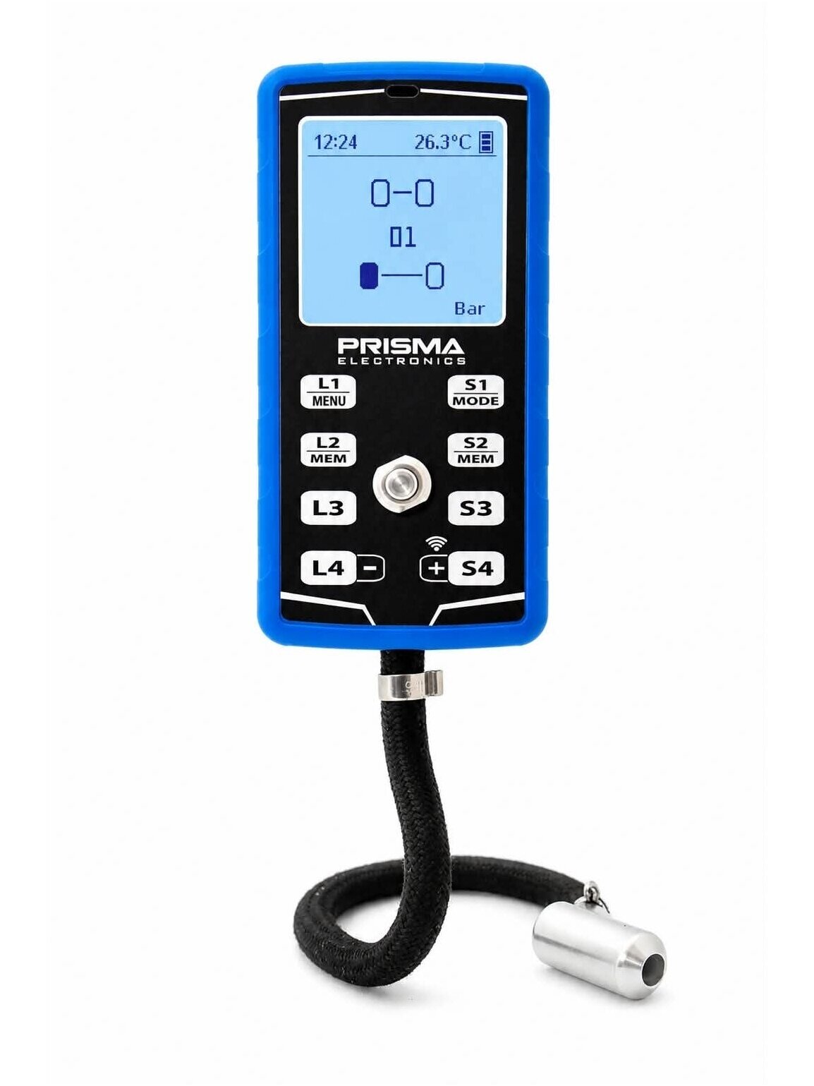 Prisma Electronics HPM5 padangų slėgio matuoklis su laikmačiu 1 Prisma Electronics HPM5 padangų slėgio matuoklis su laikmačiu 1