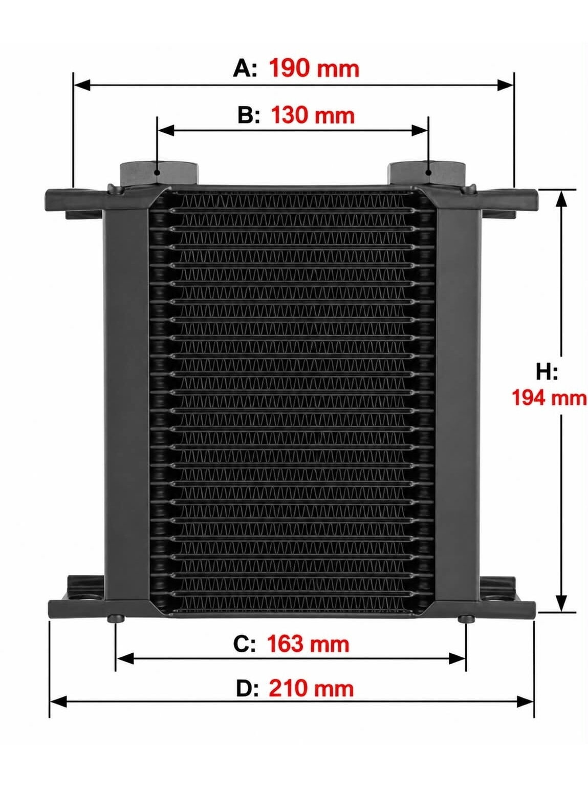 Setrab Proline alyvos aušintuvas 25 eilių - 210mm 1