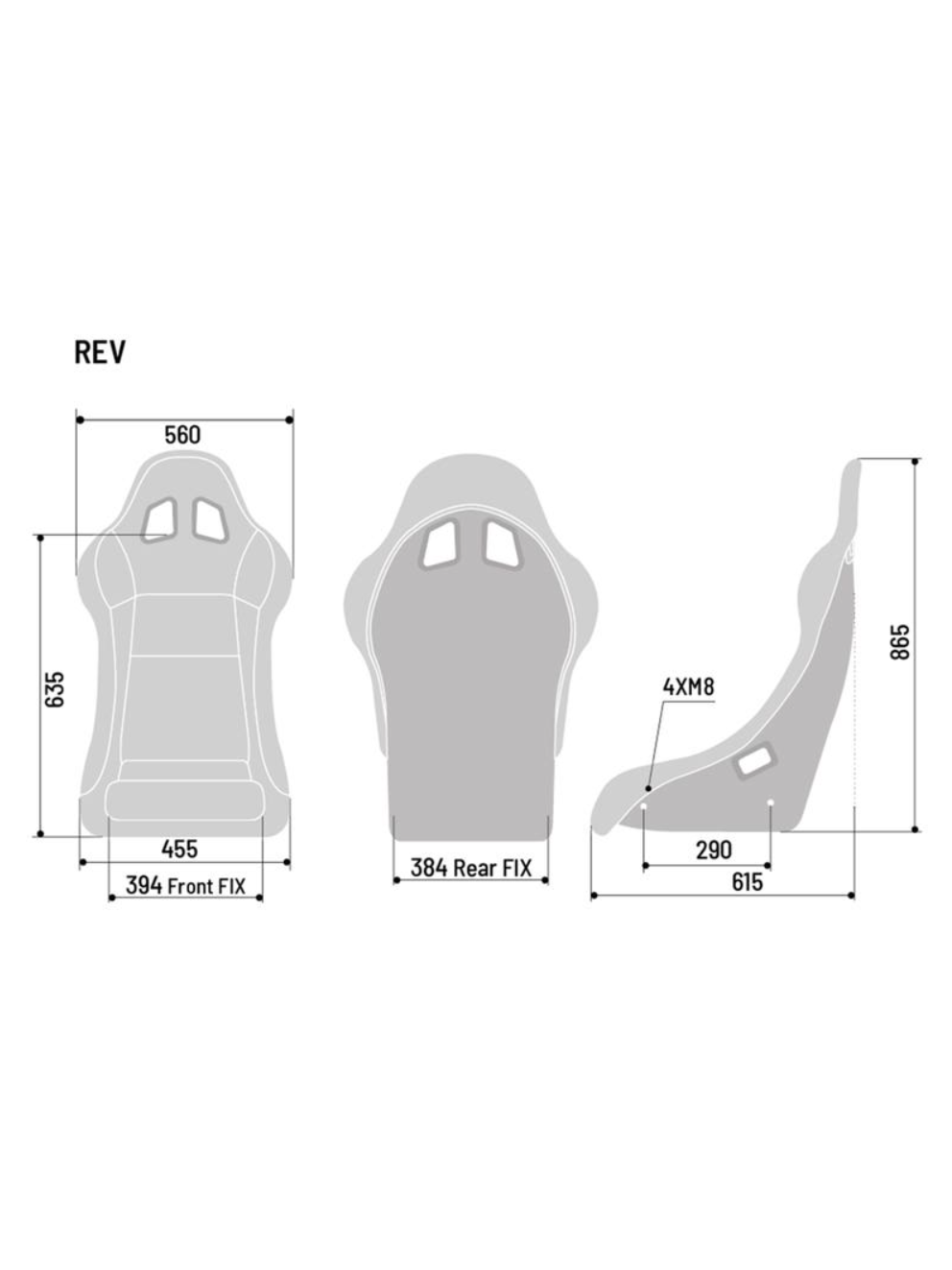 Sparco REV QRT sėdynė 008014RNR 1