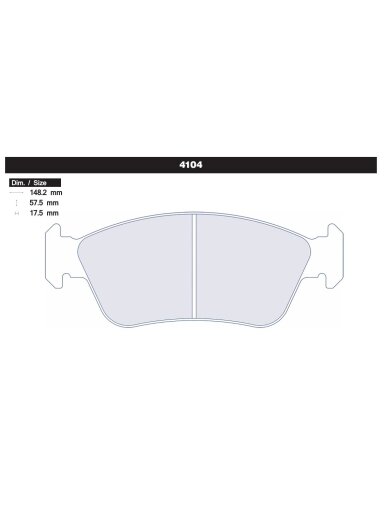 Carbone Lorraine brake pads 4104 Front BMW  E36 / E46 / Z3