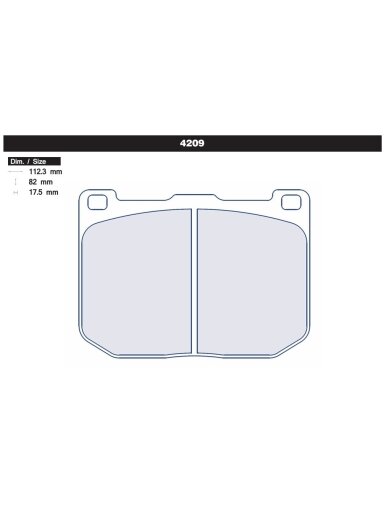 Carbone Lorraine brake pads 4209 Front BMW M2 / M3 / M4
