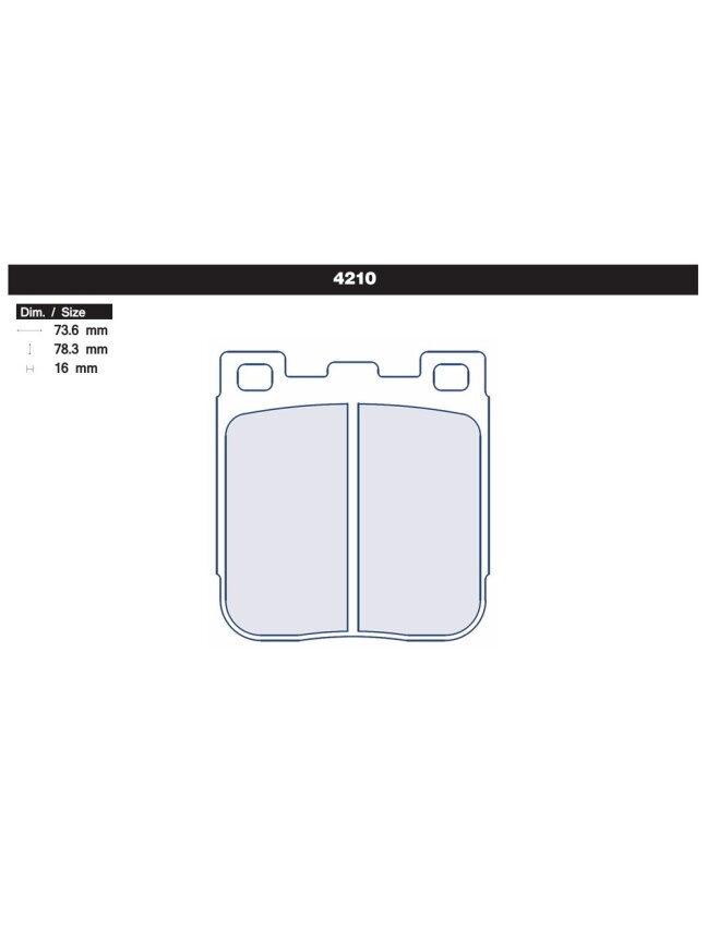 Carbone Lorraine brake pads 4210 Rear BMW M2 / M3 / M4 1